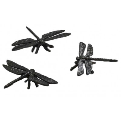 Cyan Design - Cast Iron Dragonflies - Rustic Bronze Finish - Set of 3   361642214504